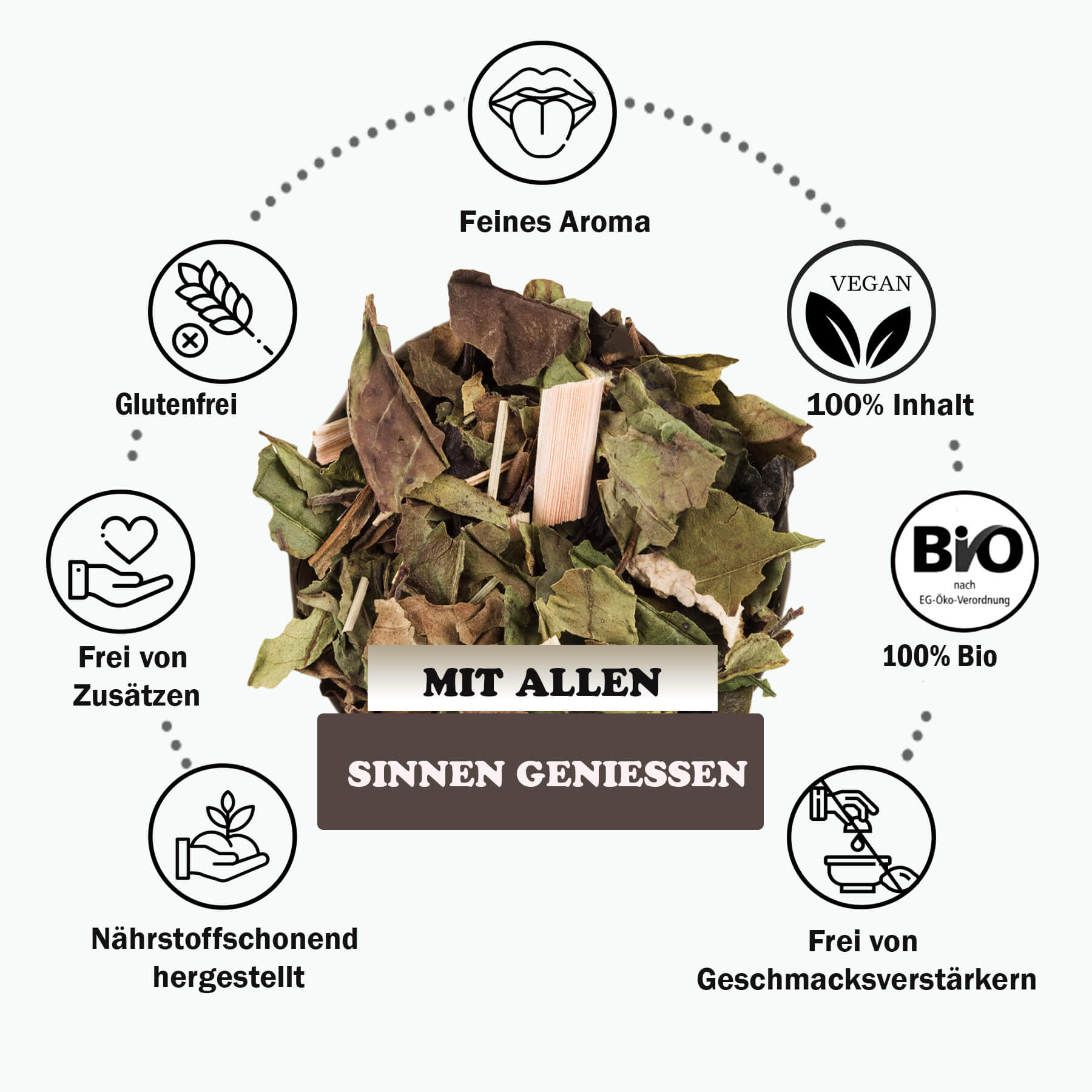 Pai Mu Tan Bio Weißer Tee - Bai Mu Dan Weisser Tee China - Lose Blätter Hochwertiger chinesischer Weisser Tee White Tea Chinese "White Rosemary" von Yang Chai