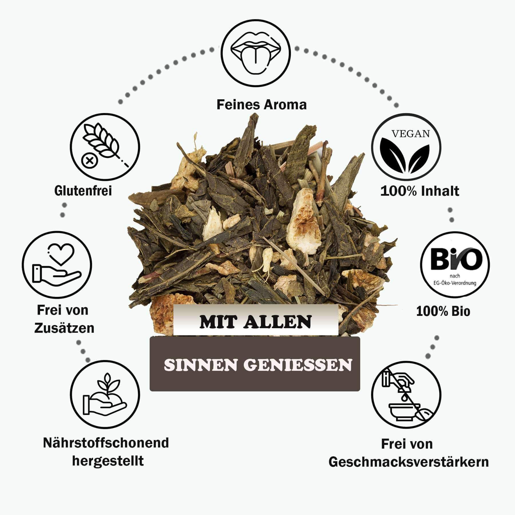 Yang Chai Sencha BIO Grüner Tee - Lose Tee mit Bergamot Geschmack - Original Japanischer Grüntee "Sencha Dynasty"