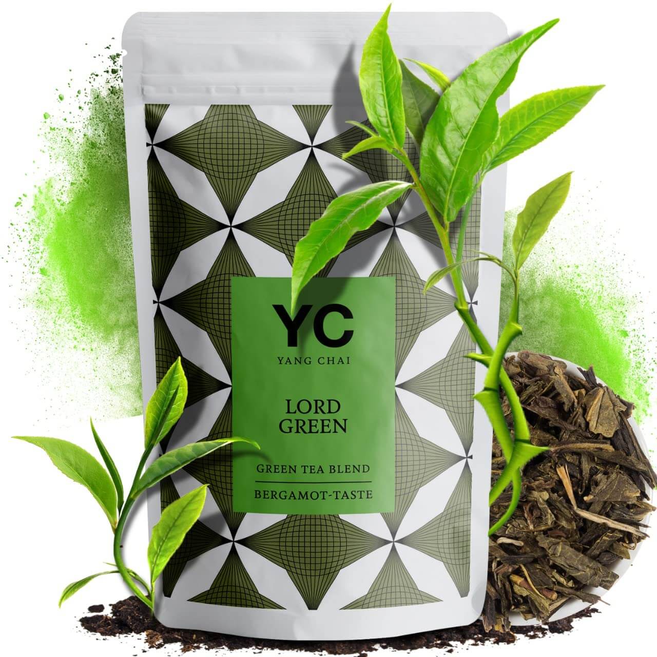 Grüner Tee Lose mit Bergamot Geschmack Grüntee "Lord Green" von Yang Chai